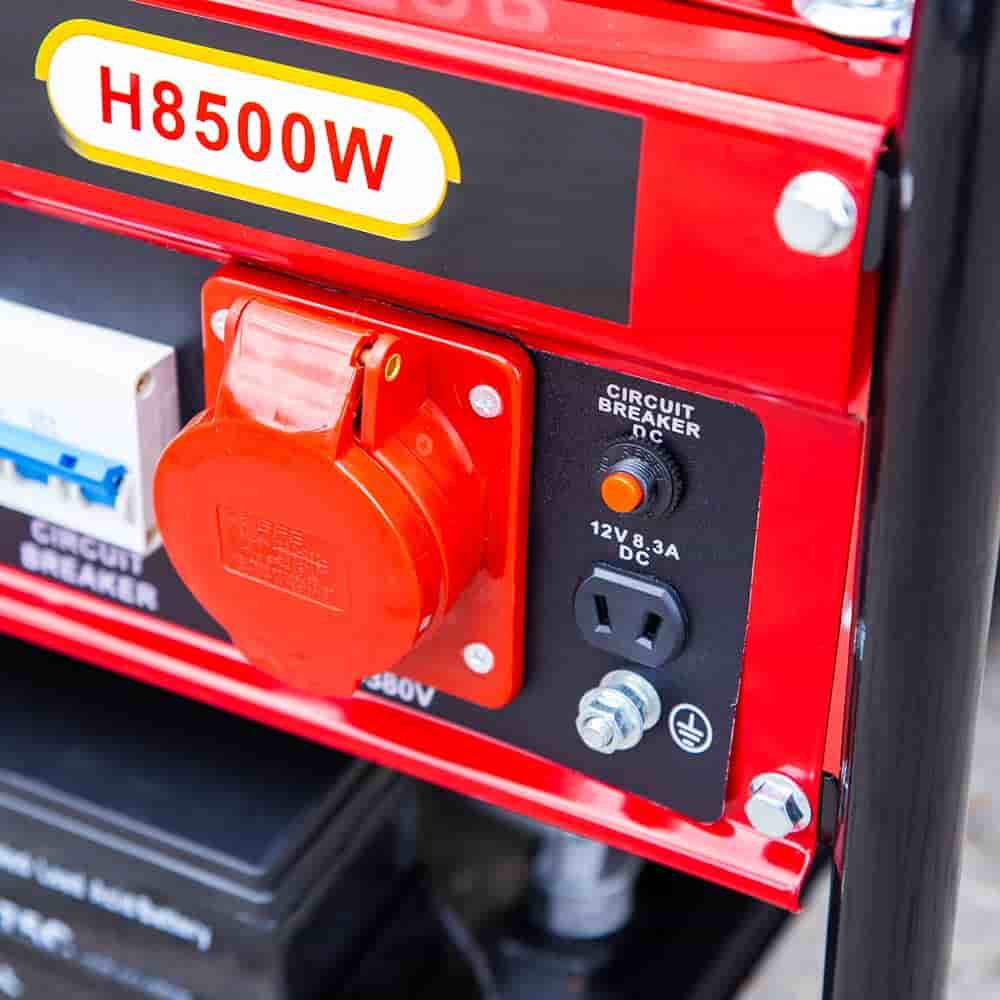 Groupe Électrogène H-8500w (220/380v) avec clé