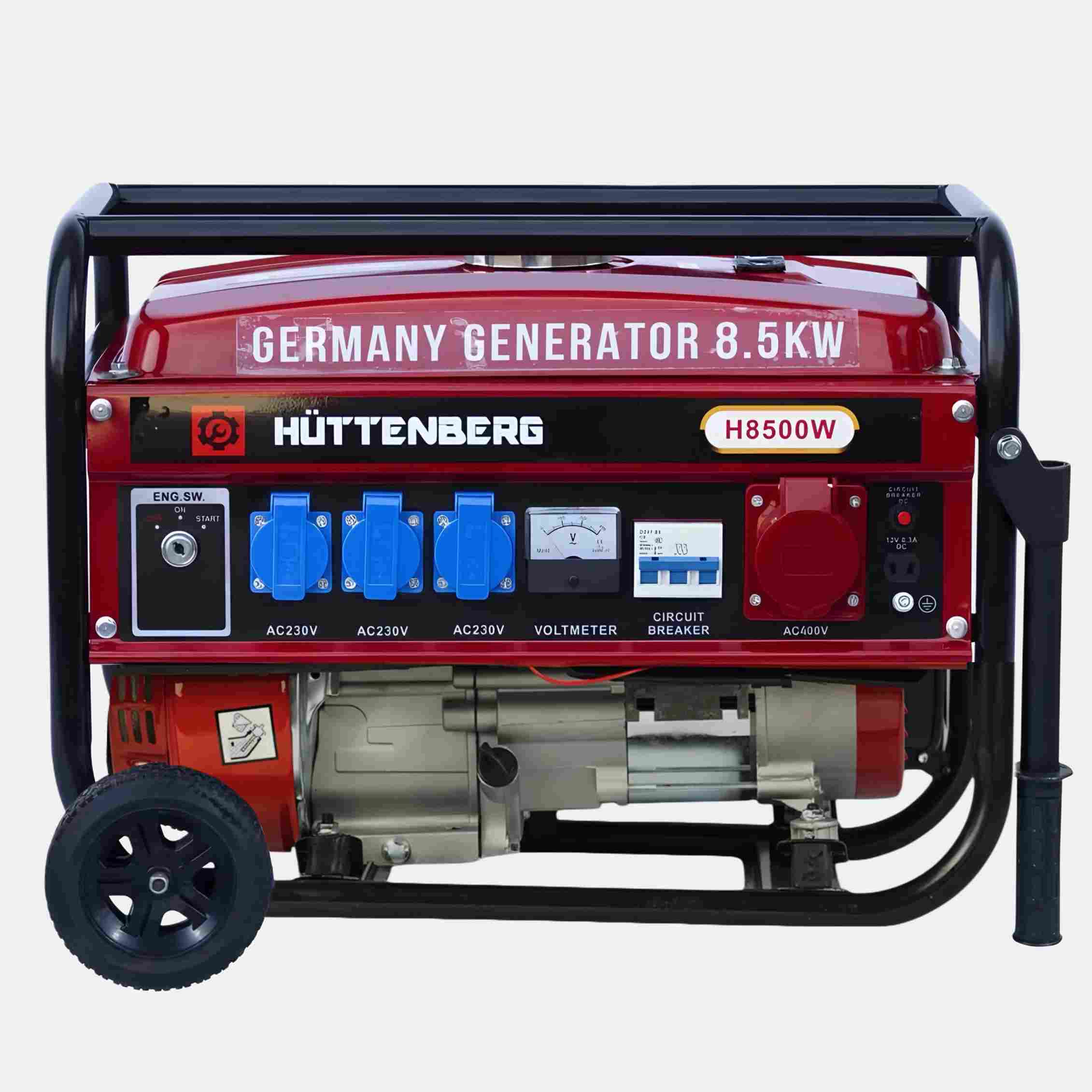 Groupe Électrogène H-8500w (220/380v) avec clé